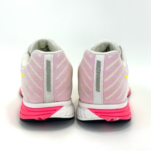 Nike Zoom Fly Dynamic Support Women Running Sneakers Size 10 White Pink Yellow - Picture 5 of 16